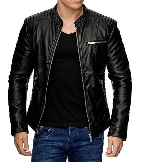 Motorcycle Jacket in Lambskin 